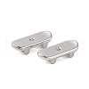Rack Plating Alloy Beads FIND-B037-04P-1