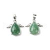 Natural Green Aventurine Pendants G-C114-05P-04-1