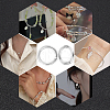 Beebeecraft 50Pcs 925 Sterling Silver Open Jump Rings STER-BBC0006-18B-6