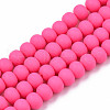 Handmade Polymer Clay Beads Strands X-CLAY-N008-053-09-1