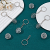 Iron Spiral Bead Cage Keychain KEYC-DC00004-4
