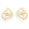 201 Stainless Steel Pendants STAS-N090-LA945-2-1
