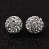 Grade A Rhinestone Pave Disco Ball Beads RB-Q101-12-2