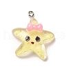 Marine Animal Series Resin Pendants RESI-Q012-01B-01-1