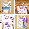 PET Hollow Out Drawing Painting Stencils DIY-WH0421-0003-5