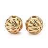 Hollow Brass Beads KK-Z009-01G-1