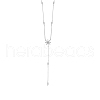 SHEGRACE Rhodium Plated 925 Sterling Silver Pendant Necklaces JN828A-1
