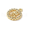 Brass Micro Pave Cubic Zirconia Pendants KK-B079-11G-2