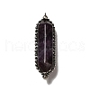 Natural Amethyst Big Pointed Pendants G-F731-05B-3