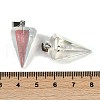 Spray Painted Glass Pendants GLAA-Z007-03A-3