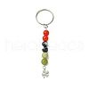 2Pcs Natural Gemstone Keychain KEYC-JKC01171-4