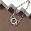 304 Stainless Steel Sun Link Bracelets BJEW-F500-04P-4