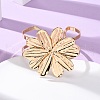 Alloy & Iron Cuff Bangles for Women BJEW-F501-01A-KCG-1