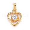 304 Stainless Steel Pendants STAS-P216-77G-1