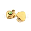 304 Stainless Steel Pendants STAS-L080-008G-02-2