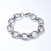 Tarnish Resistant 304 Stainless Steel Chain Bracelets BJEW-F407-01-P-1
