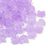 Frosted Transparent Acrylic Beads OACR-P029-18B-04-1