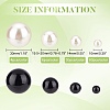 BENECREAT ABS Plastic & Plastic Imitation Pearl Beads KY-BC0001-34-2