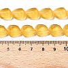 Frosted Glass Beads Strands GLAA-T023-30I-4