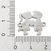 Non-Tarnish 304 Stainless Steel Connector Charms STAS-P332-08P-3