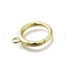 Brass Spring Gate Rings KK-K400-07G-2
