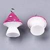 Opaque Resin Pendants X-RESI-T028-69E-2