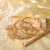 Fashionable Twist Circle Hoop Earrings AQ2048-2