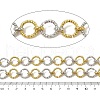 Ion Plating(IP) 304 Stainless Steel Two-Tone Link Chains CHS-M006-12PG-3