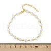 ABS Imitation Pearl Round Beads Bracelets for Women BJEW-M104-01G-3