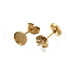 PVD Vacuum Plating 304 Stainless Steel Stud Earrings for Women EJEW-M028-01G-2