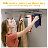 Plastic Hanging Display Stand for Silk Scarf ODIS-WH0099-29D-5