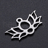 Non-Tarnish 201 Stainless Steel Pendants STAS-T054-JN782-1-2