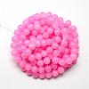 Baking Painted Crackle Glass Bead Strands DGLA-Q023-8mm-YS6-3