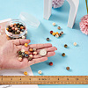 100Pcs 10 Colors Painted Natural Wood Beads WOOD-TA0001-59-8