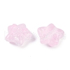 Transparent Spray Paint Glass Beads GLAA-H035-02B-2