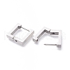Tarnish Resistant 304 Stainless Steel Huggie Hoop Earrings EJEW-O099-05P-3