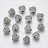 Tibetan Style Alloy Beads X-TIBEB-N005-09AS-RS-1