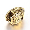 Tibetan Style Alloy Gladiator Helmet Beads X-PALLOY-E378-03AG-2