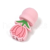 Flower Food Grade Silicone Focal Beads SIL-A011-03B-01-2