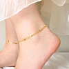 Stainless Steel Charm Anklets for Women WG18C2B-18-1