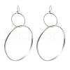 Non-Tarnish 304 Stainless Steel Dangle Earrings for Women EJEW-G397-07P-1