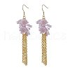 Acrylic Dangle Earrings EJEW-JE06228-03-1