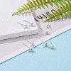 925 Sterling Silver Ear Stud Findings STER-K167-042B-S-5