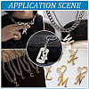 Unicraftale 304 Stainless Steel Letter Charms STAS-UN0003-70P-6