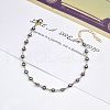 Christmas Brass Evil Eye Enamel Link Chain Anklets for Women WGC2D50-04-1