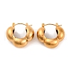 304 Stainless Steel Hoop Earrings for Women EJEW-Z057-05G-1