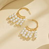 Elegant Zinc Alloy Round Stud Earrings TP9784-2