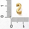 Ion Plating(IP) 304 Stainless Steel Slide Charms STAS-B075-37G-S-3
