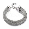 304 Stainless Steel Bracelet for Women BJEW-U009-04P-01-2