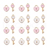 80Pcs 4 Style Alloy Enamel Charms ENAM-LS0001-11LG-2